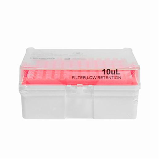 LabPRO QuickFit Pipette Tip 10uL, Filter, Clear, Racked, Sterile, 4,800pcs/carton LPCP0046